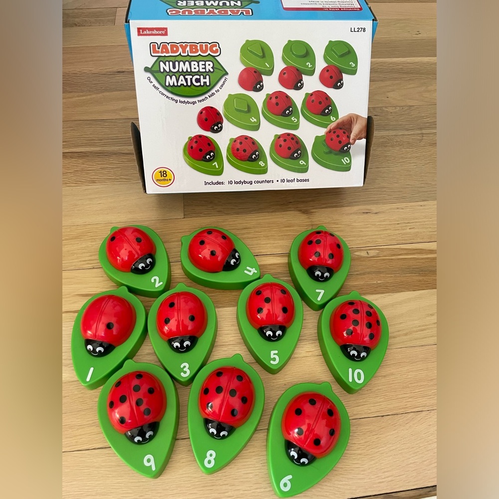 Lakeshore Ladybug Number Match- new like condition